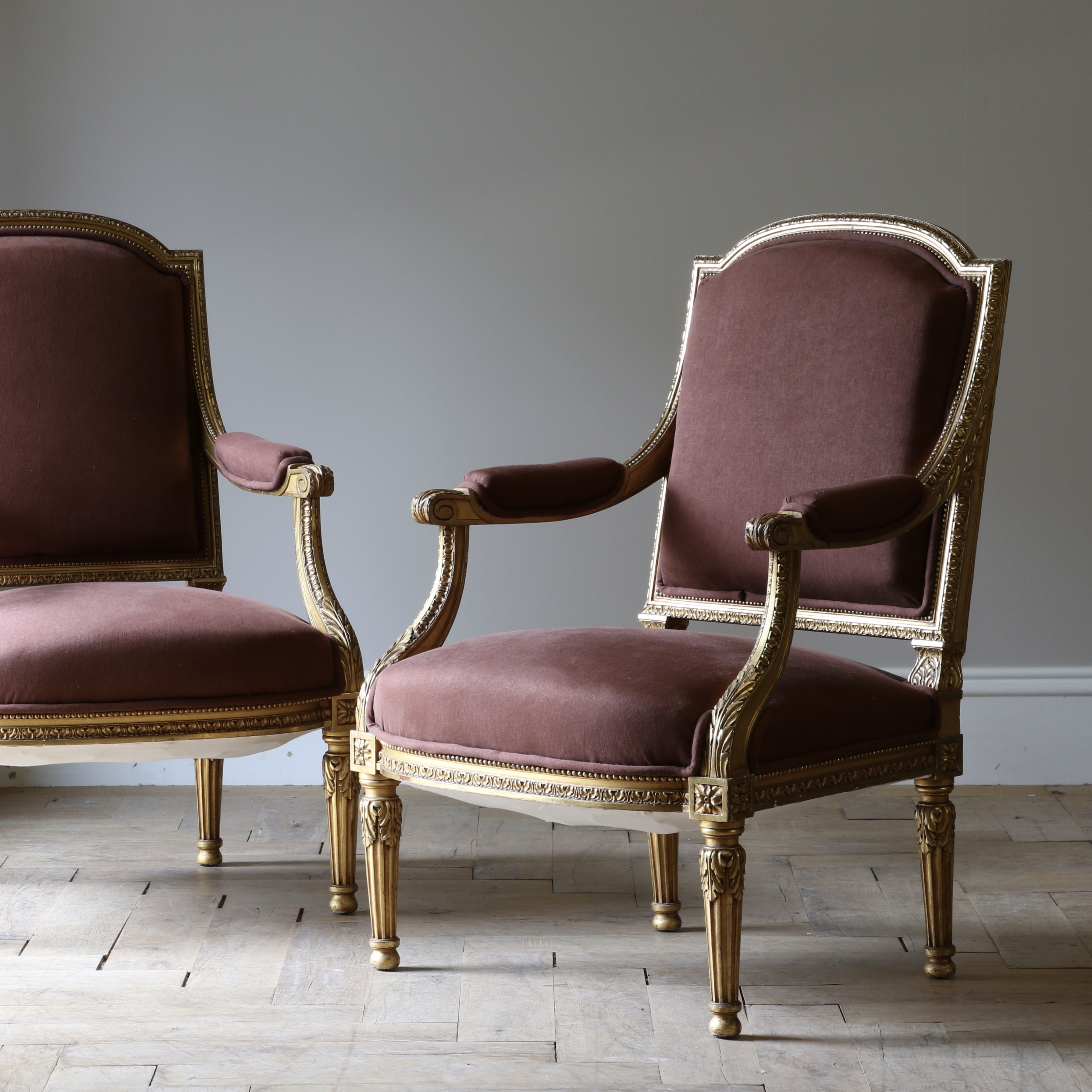Pair of Louis XVI Fauteuils